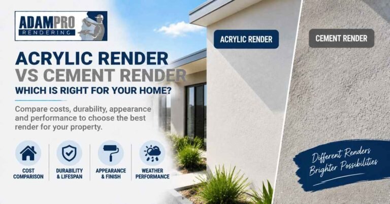 Acrylic Render vs Cement Render