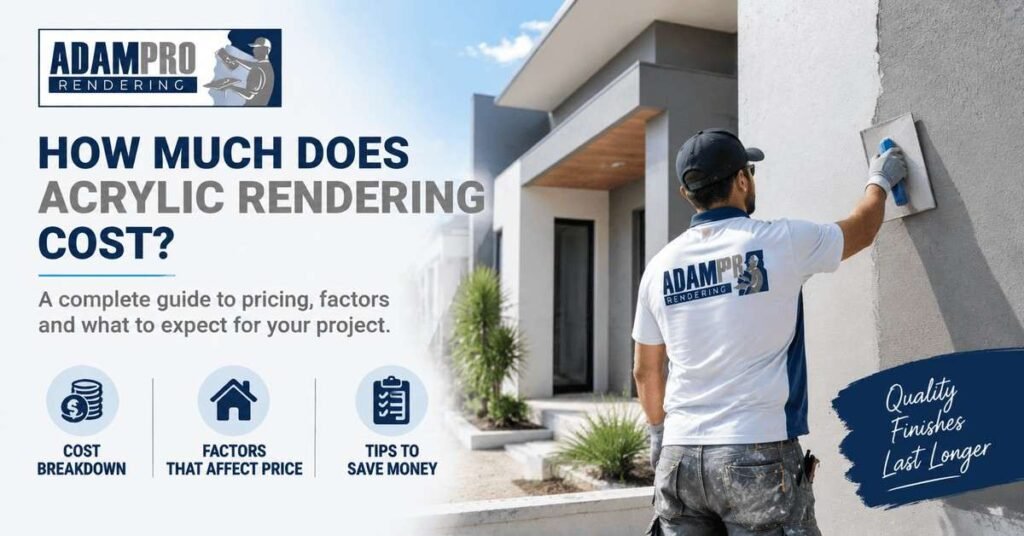 How Much Does Acrylic Rendering Cost in australia - adampro rendering services
