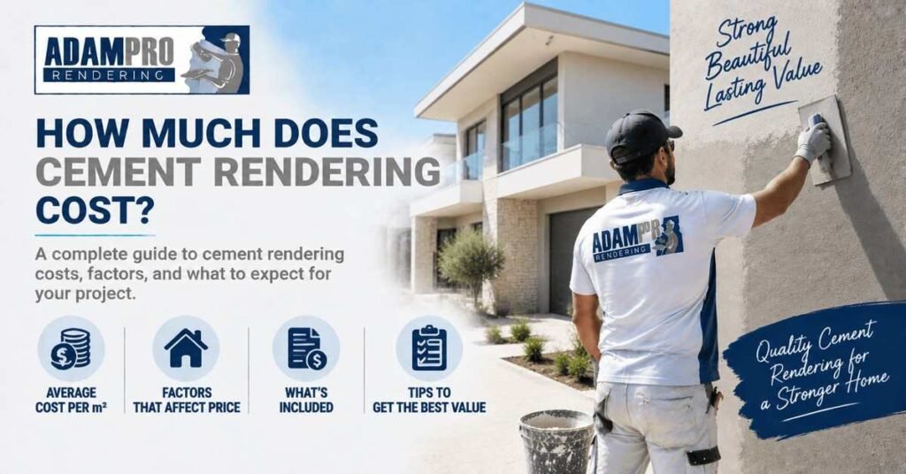 How Much Does Cement Rendering Cost in NSW, australia - adampro rendering services