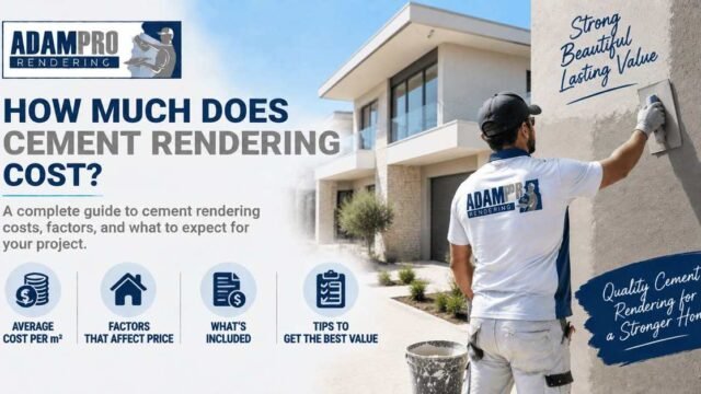 How Much Does Cement Rendering Cost in NSW, australia - adampro rendering services